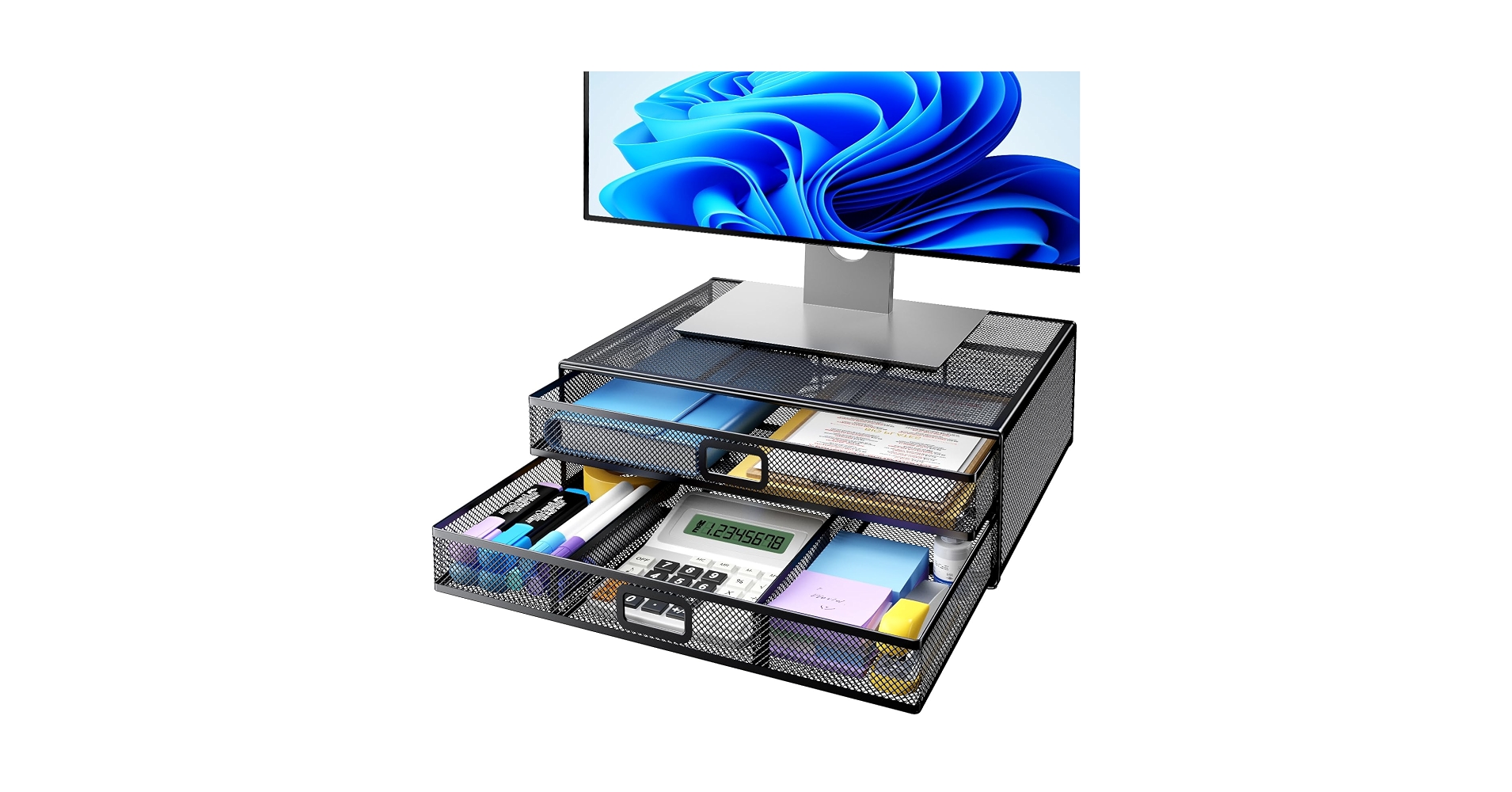 HUANUO Monitor Stand Riser with Storage