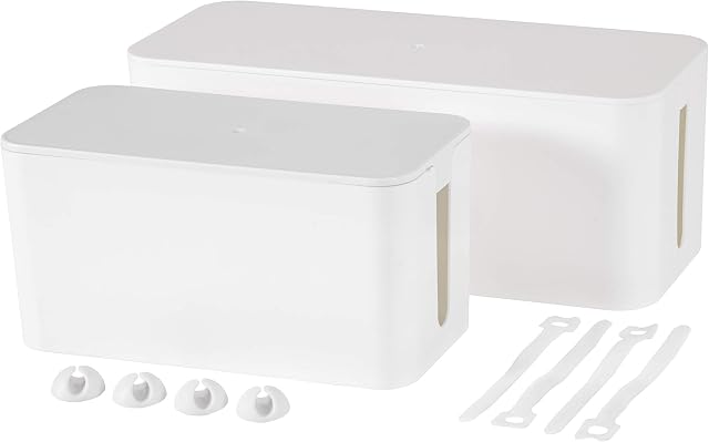 Simple Houseware 2-Pack Cable Management Box